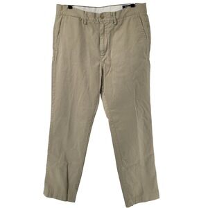 Polo Ralph Lauren Chino Pants Mens 34x32 Tan Classic Fit Cotton Twill Khaki